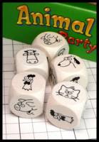 Dice : Dice - Game Dice - Animal Party by Ravensburger 2004 - JA Collection Mar 2024